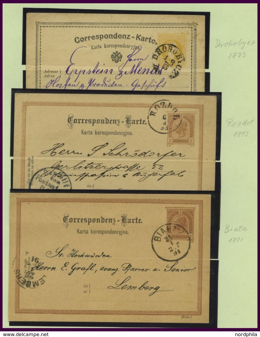 LOTS Brief,o, *, 1829-1919, Interessante Alte Restpartie Mit U.a. 19 Belegen, Dabei: 5 österreich-ungarische Feldpostbel - Other & Unclassified