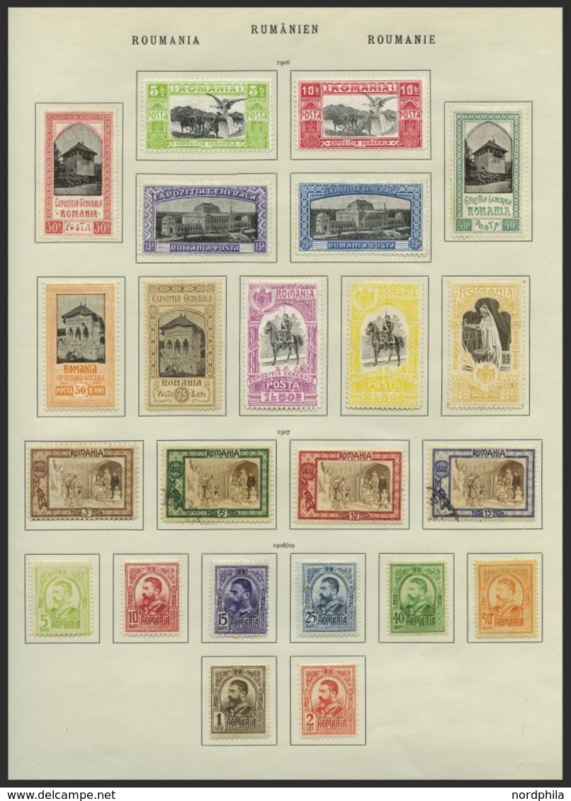 SAMMLUNGEN, LOTS *, O, 1862-1918, Interessante Alte Teilsammlung, Mi.Nr. 36-250 Ziemlich Komplett Mit Mi.Nr. 146-53, 160 - Sammlungen