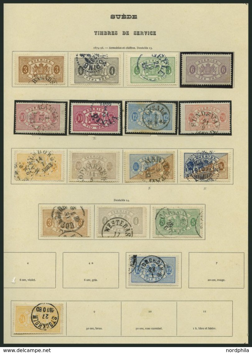 SAMMLUNGEN, LOTS O, *, 1858-1943, Sauberer Alter Sammlungsteil Auf Yvert-Seiten, Meist Feinst/Pracht, Mi. Ca. 1200.- - Sammlungen