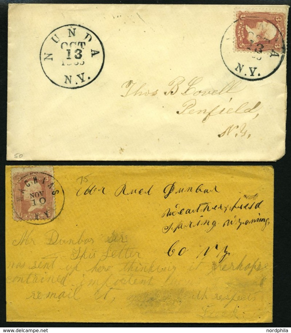 SAMMUNGEN, LOTS 9,17/8 BRIEF, 1857-61, 9 Verschiedene Belege, Feinst/Pracht, Besichtigen! - Used Stamps