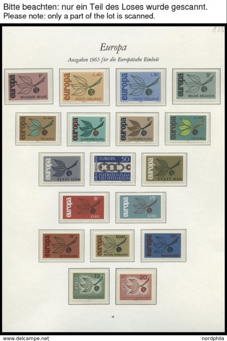 EUROPA UNION **, 1965-68, Zwerg Mit Frucht, Stilisiertes Boot, Zahnräder Und Kreuzbartschlüssel, 4 Komplette Jahrgänge,  - Sonstige & Ohne Zuordnung