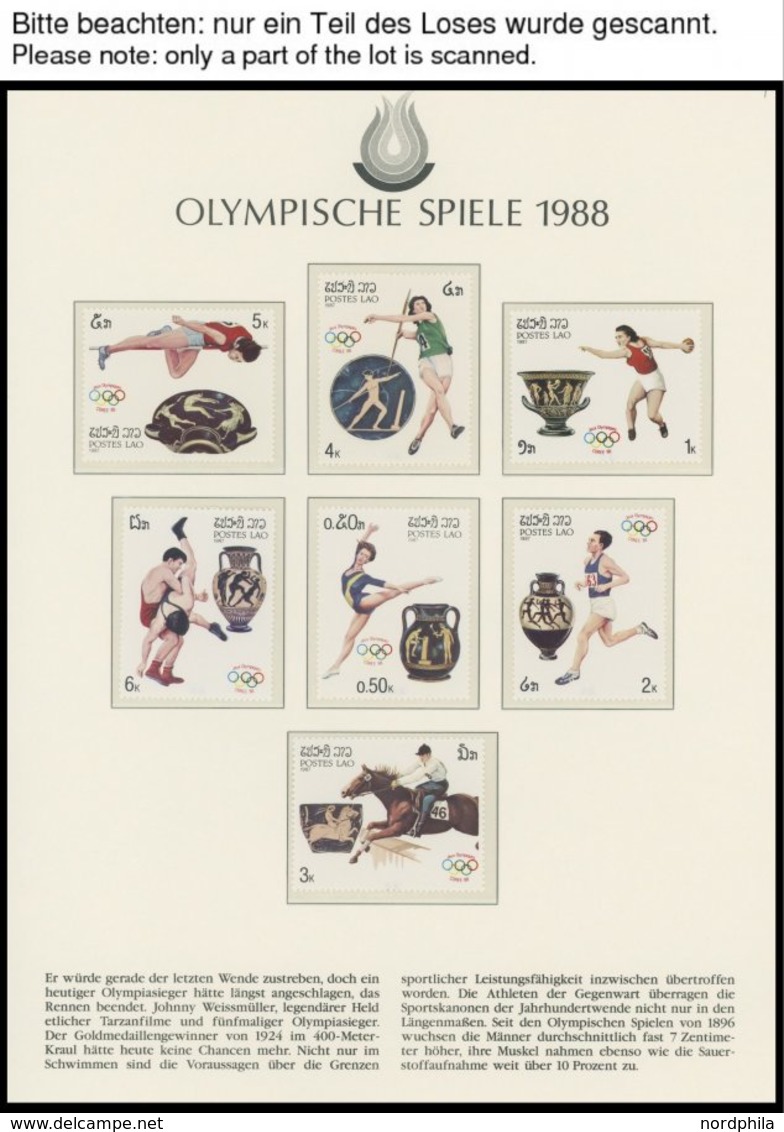 SPORT **,Brief , Olympische Spiele 1988 In 4 Borek Spezialalben Mit Goldmünze China Mint, Peking, Schwerttanz, PP, Klein - 1990 – Italien