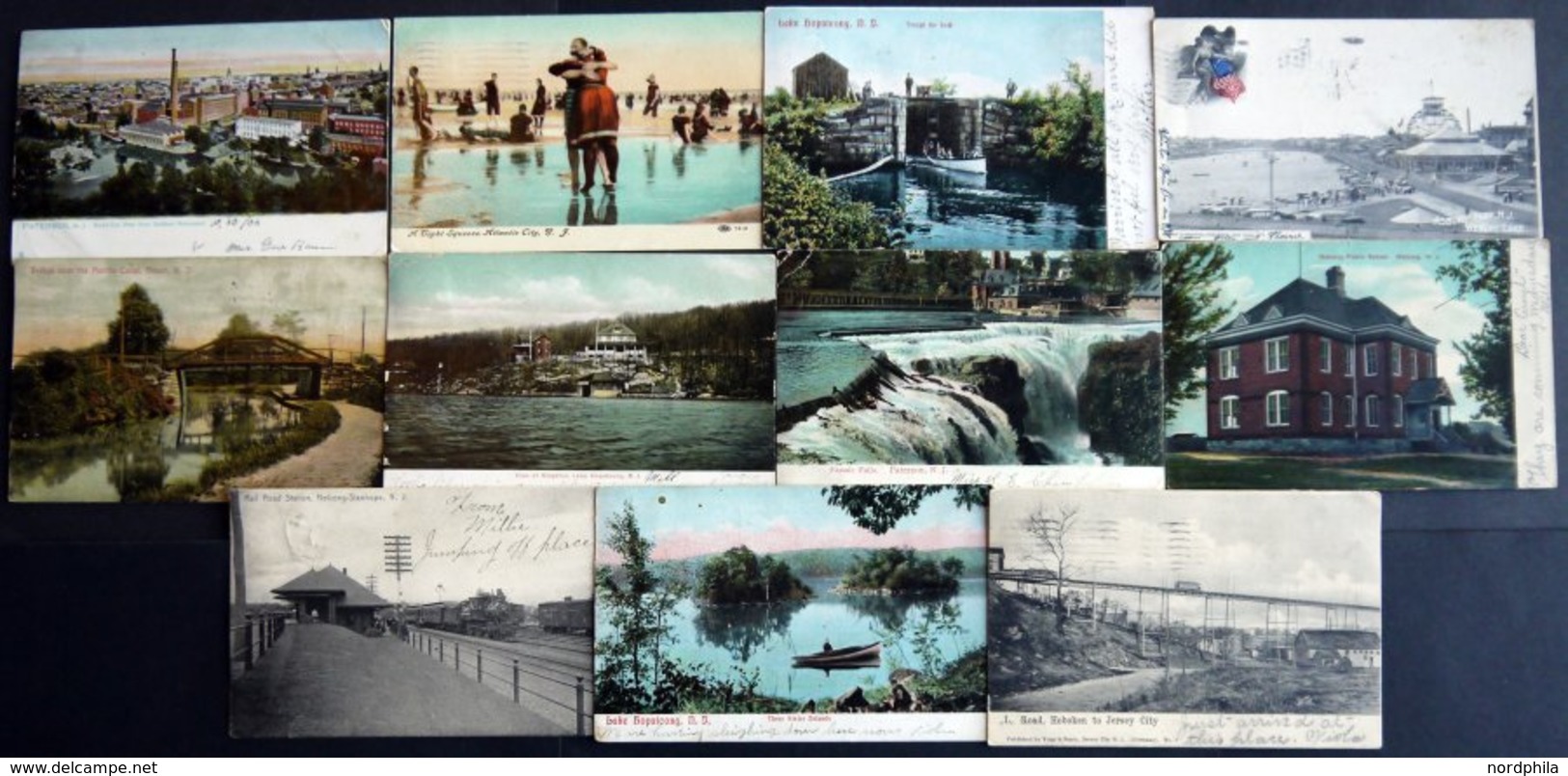 ALTE POSTKARTEN - USA New Jersey, 11 Verschiedene Ansichtskarten Von 1900-11 - Sonstige & Ohne Zuordnung