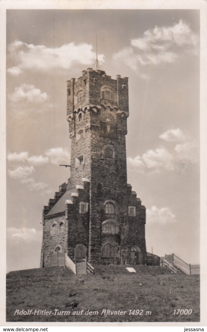 AK -Tschechien -  ALTVATER (Praded) - Adolf-Hitler-Turm 1940 - Tschechische Republik
