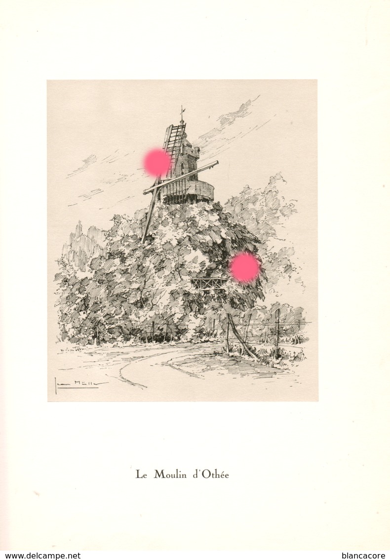 Gravure De Jean Müller  LE MOULIN DE D' OTHEE ( Awans ) - Autres & Non Classés