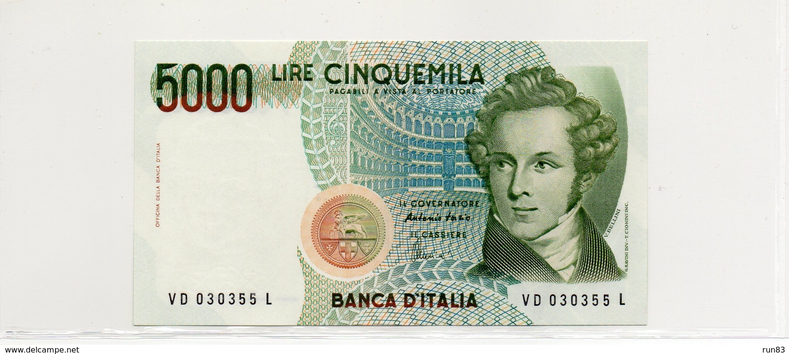 ITALIE / Superbe Biilet De Banque UNC Du 04 01 1985 N° 111 Paper Monney - [ 9] Verzamelingen