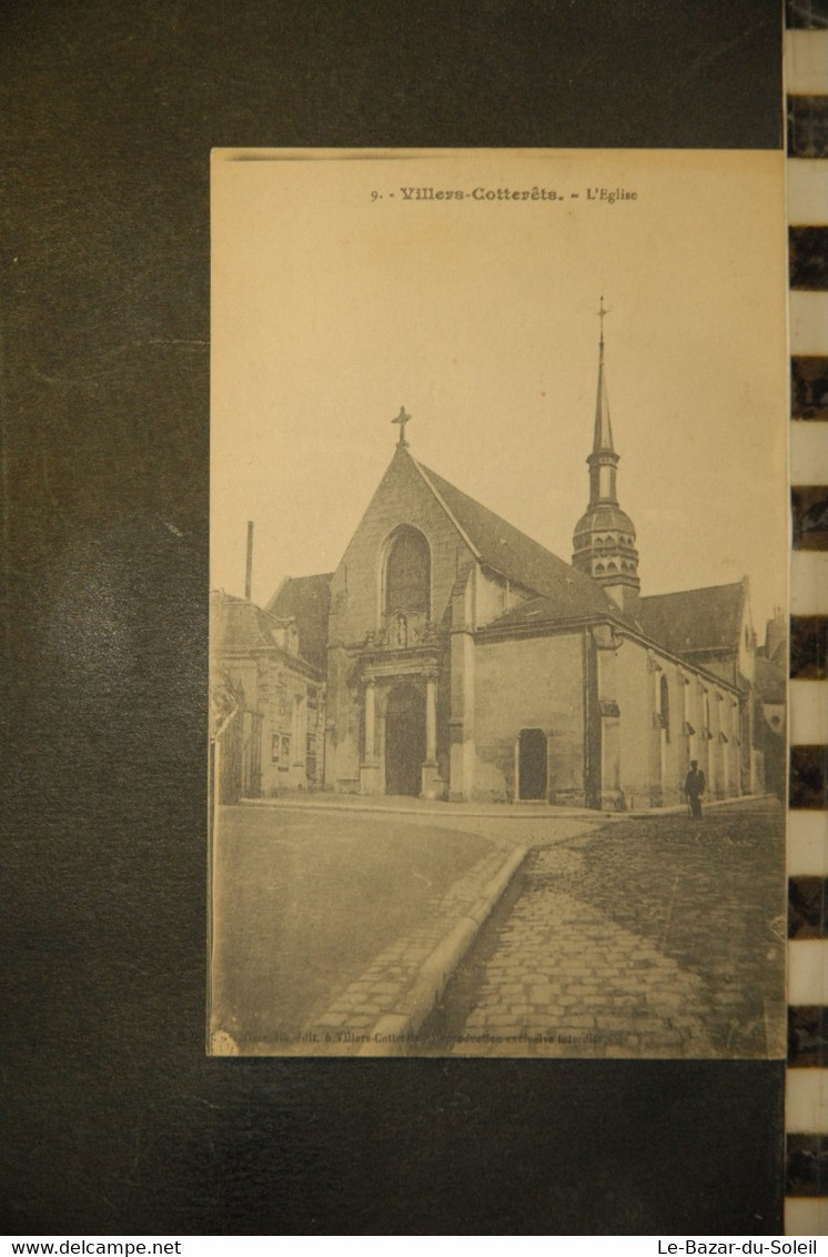 CP, 02, VILLERS COTTERETS - N° 9 - L' EGLISE - Villers Cotterets