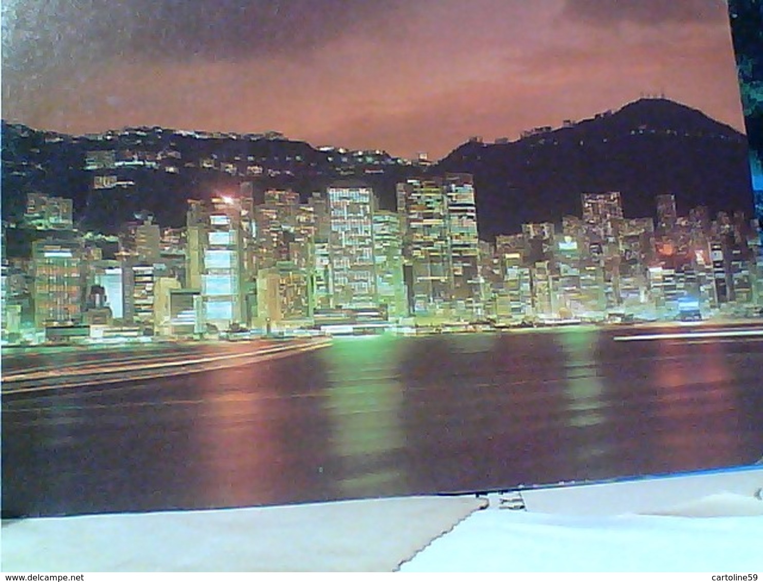 HONG KONG BY NIGHT TIMBRE SELO STAMP 1,80 $  GX5614 - Cina (Hong Kong)