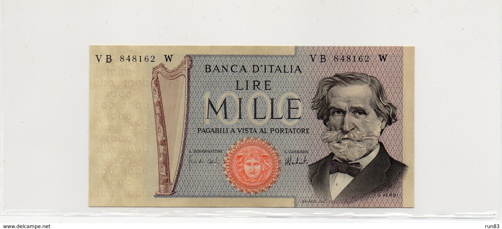 ITALIE / Superbe Biilet De Banque UNC Du 15 02 1973 N° 101 Paper Monney - [ 9] Collections