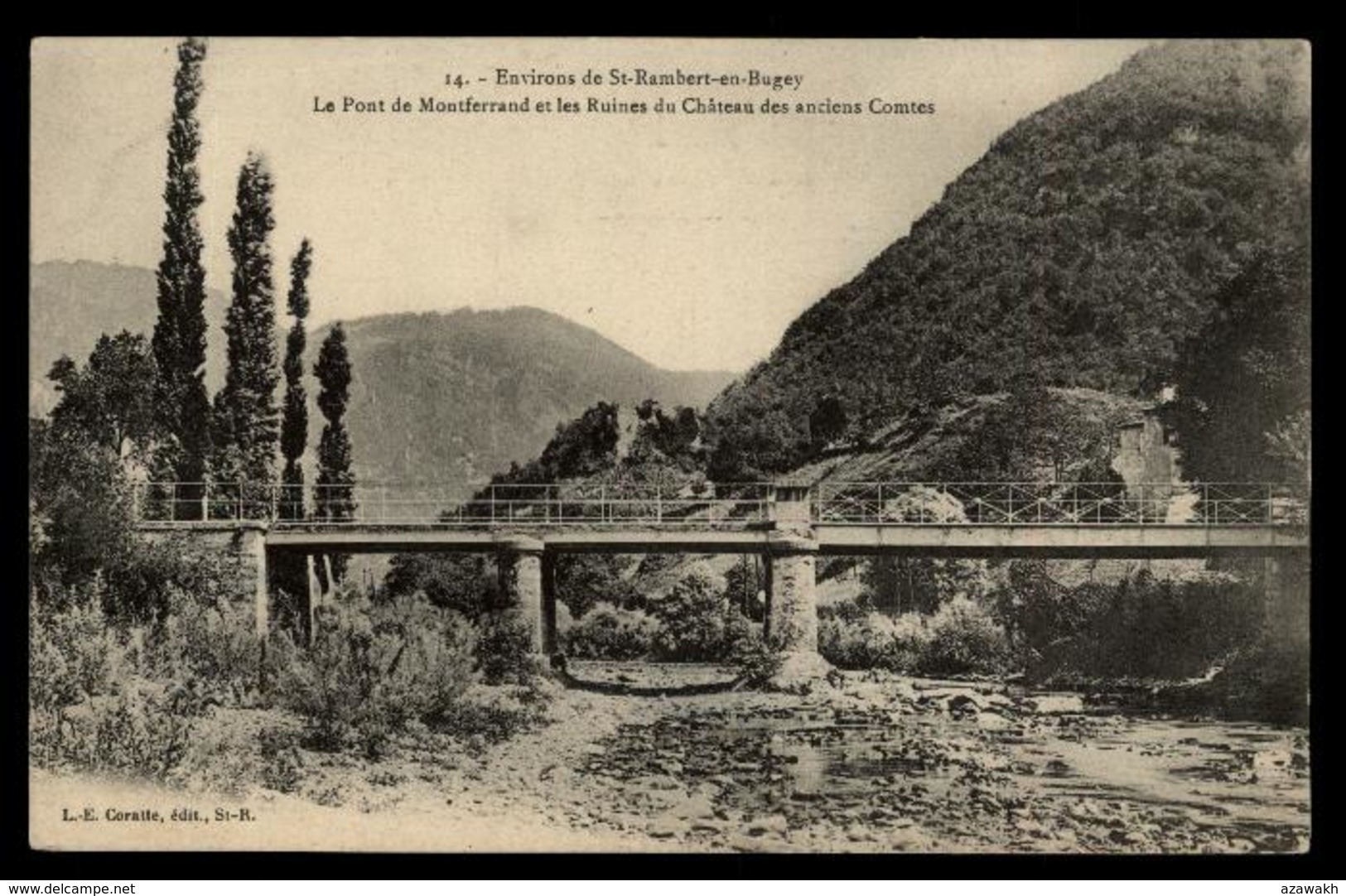 01 - Saint-Rambert-en-Bugey 14. - Environs De St-Rambert-en-Bugey Le Pont De Montferrand Et Les Ruines Du Châtea #03010 - Non Classés