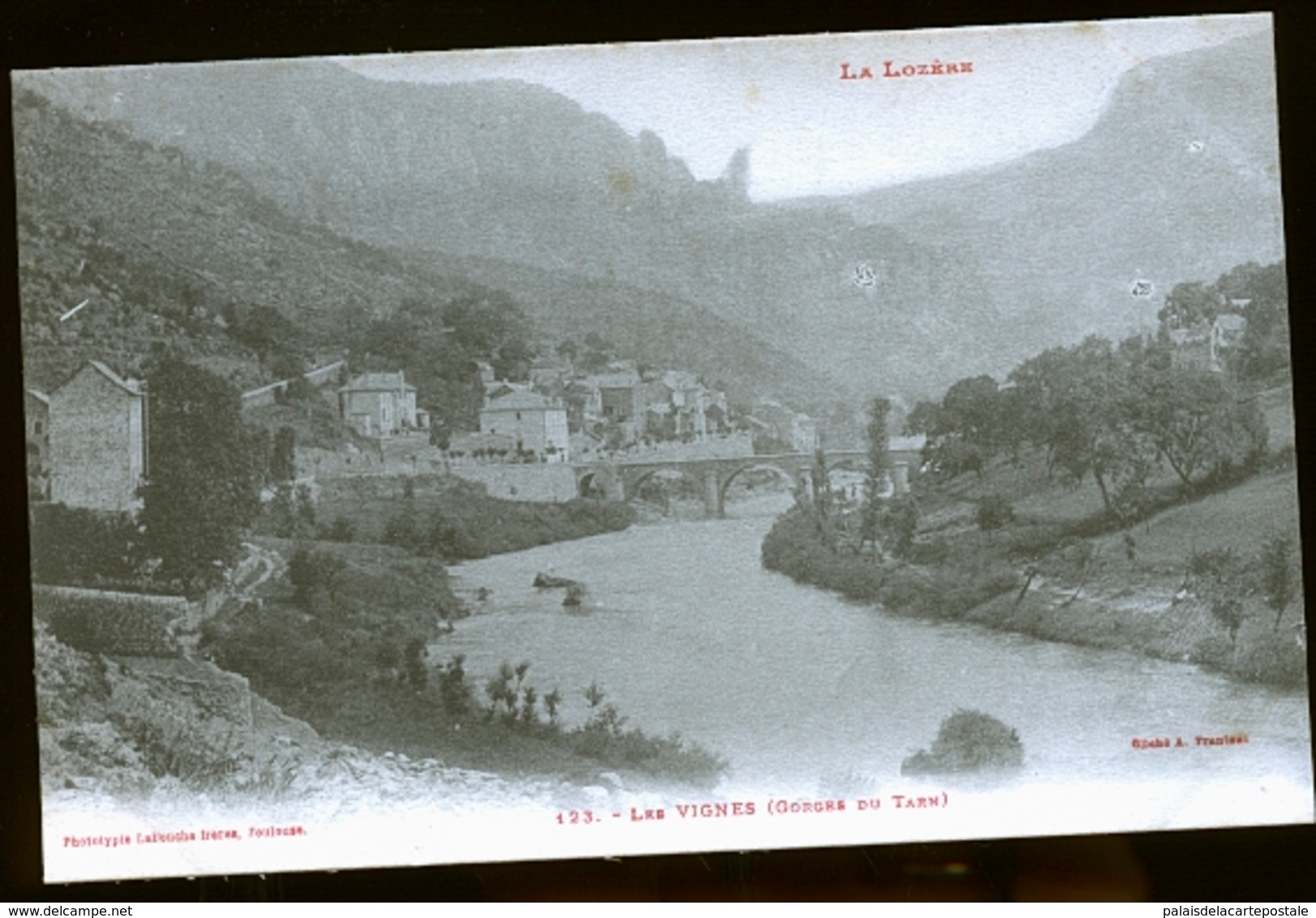 GORGES    EN 1898 - Gorges Du Tarn
