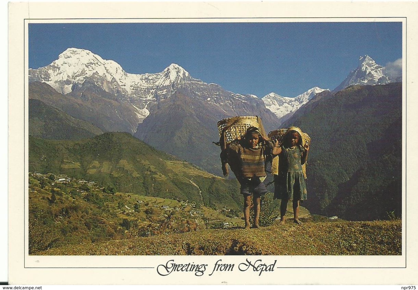 Asie Nepal Greetings From - Népal