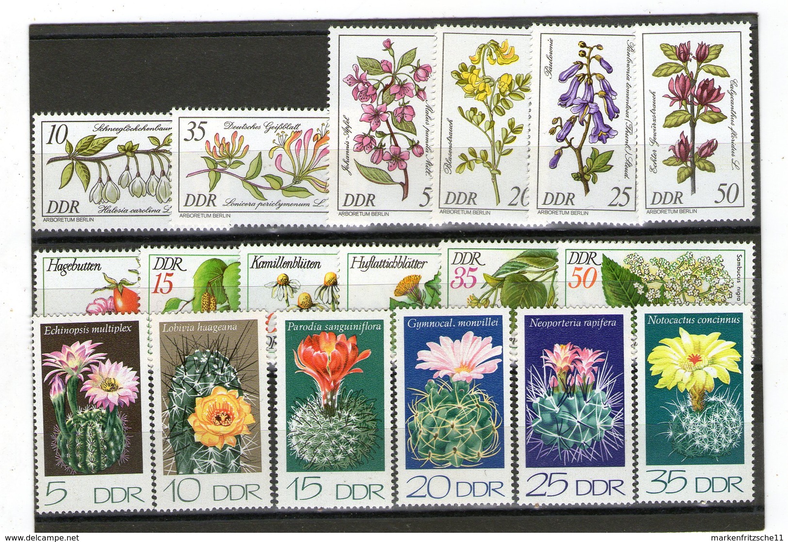 Lot Pflanzen (DDR) ** - Lots & Kiloware (mixtures) - Max. 999 Stamps
