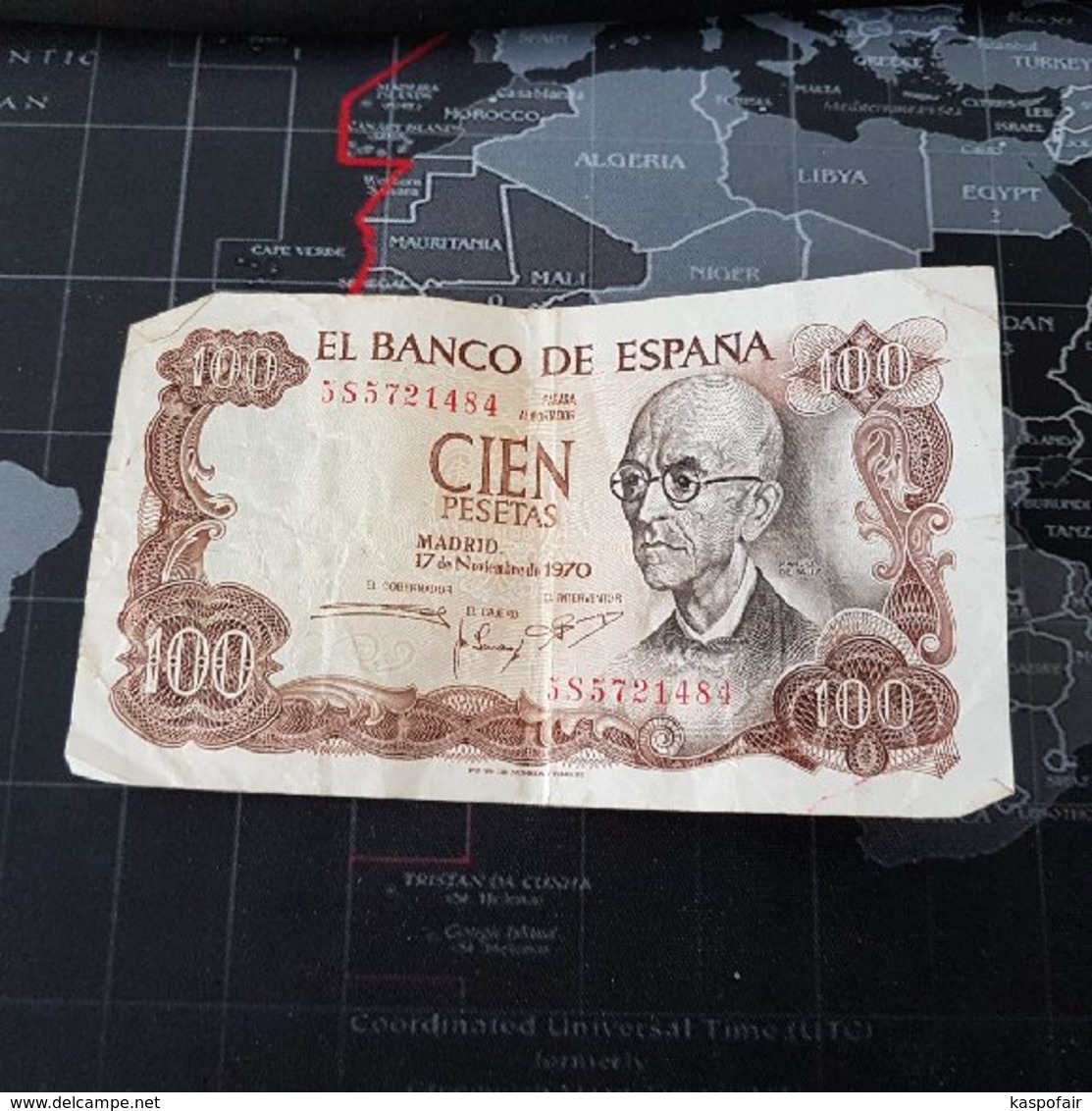 100 Cien Pesetas Banco De Espana 1970 - 100 Pesetas