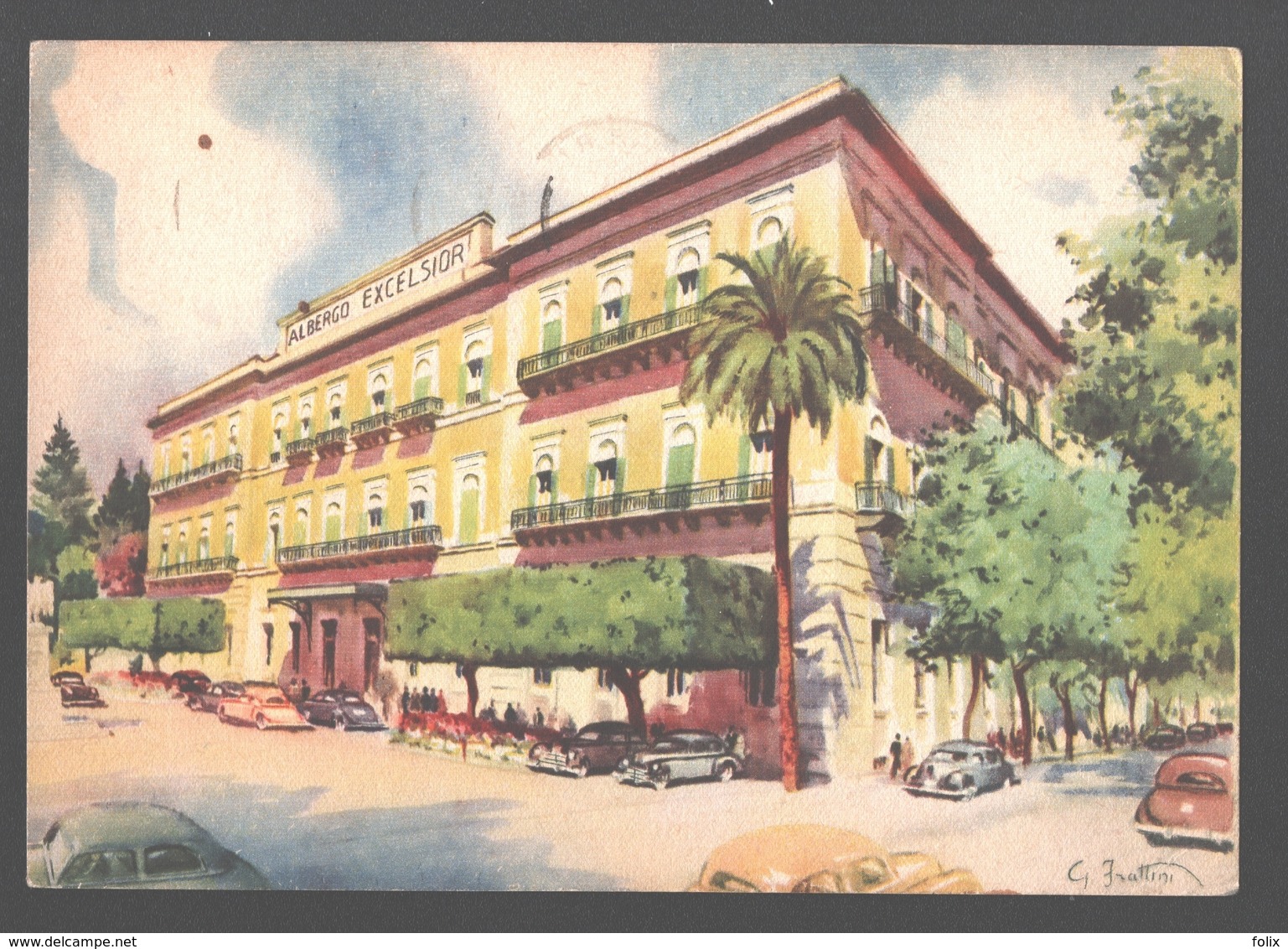 Palermo - Excelsior Palace Hotel - Disegno - Albergo Excelsior - Palermo