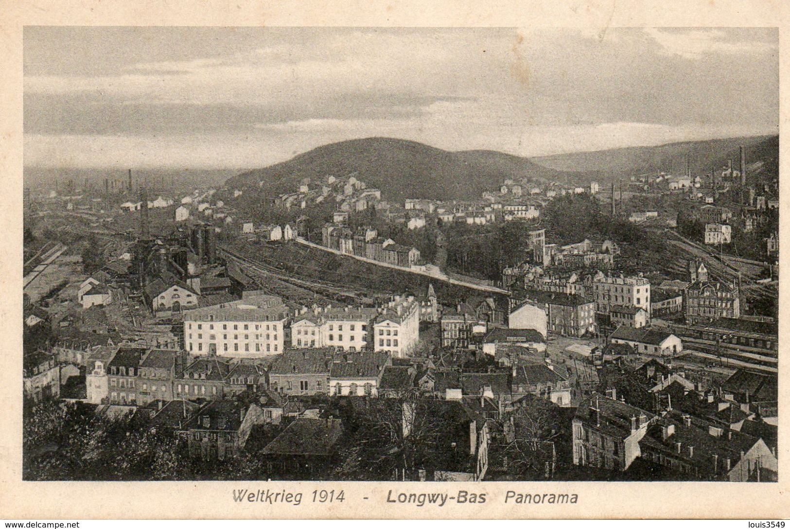 Weltkrieg   1914 -   Longwy - Bas  Panorama. - Autres & Non Classés