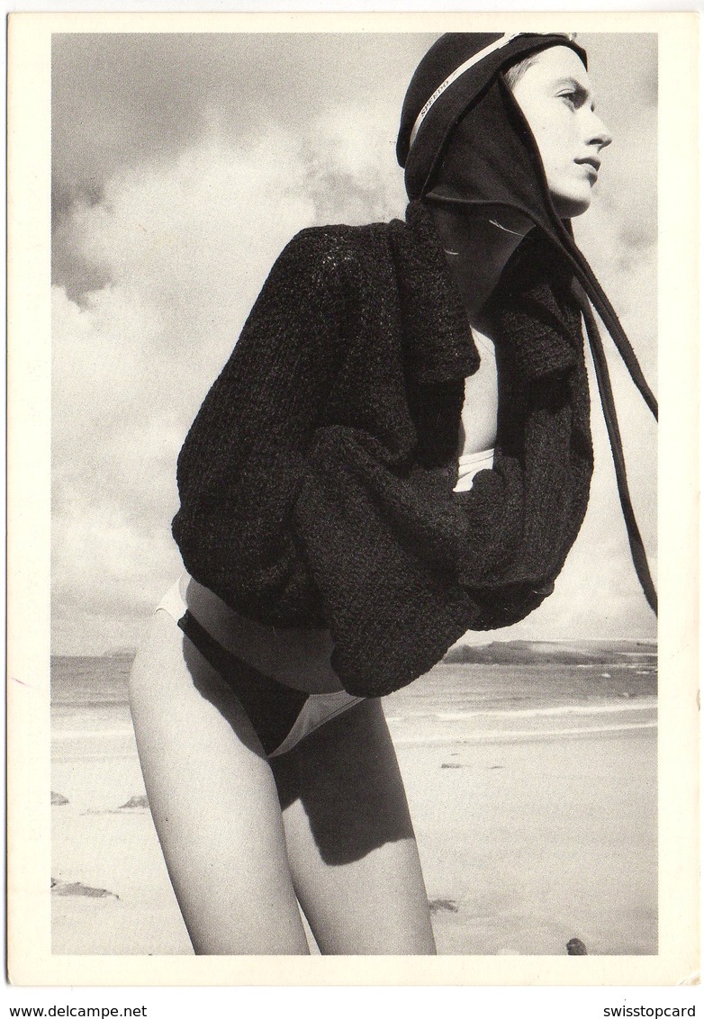 FRAU MÄDCHEN MODEL Am Strand 1988 Mark Davison Speedo Portfolio-Gallery London Woman Lady Girl Femme - Pin-Ups