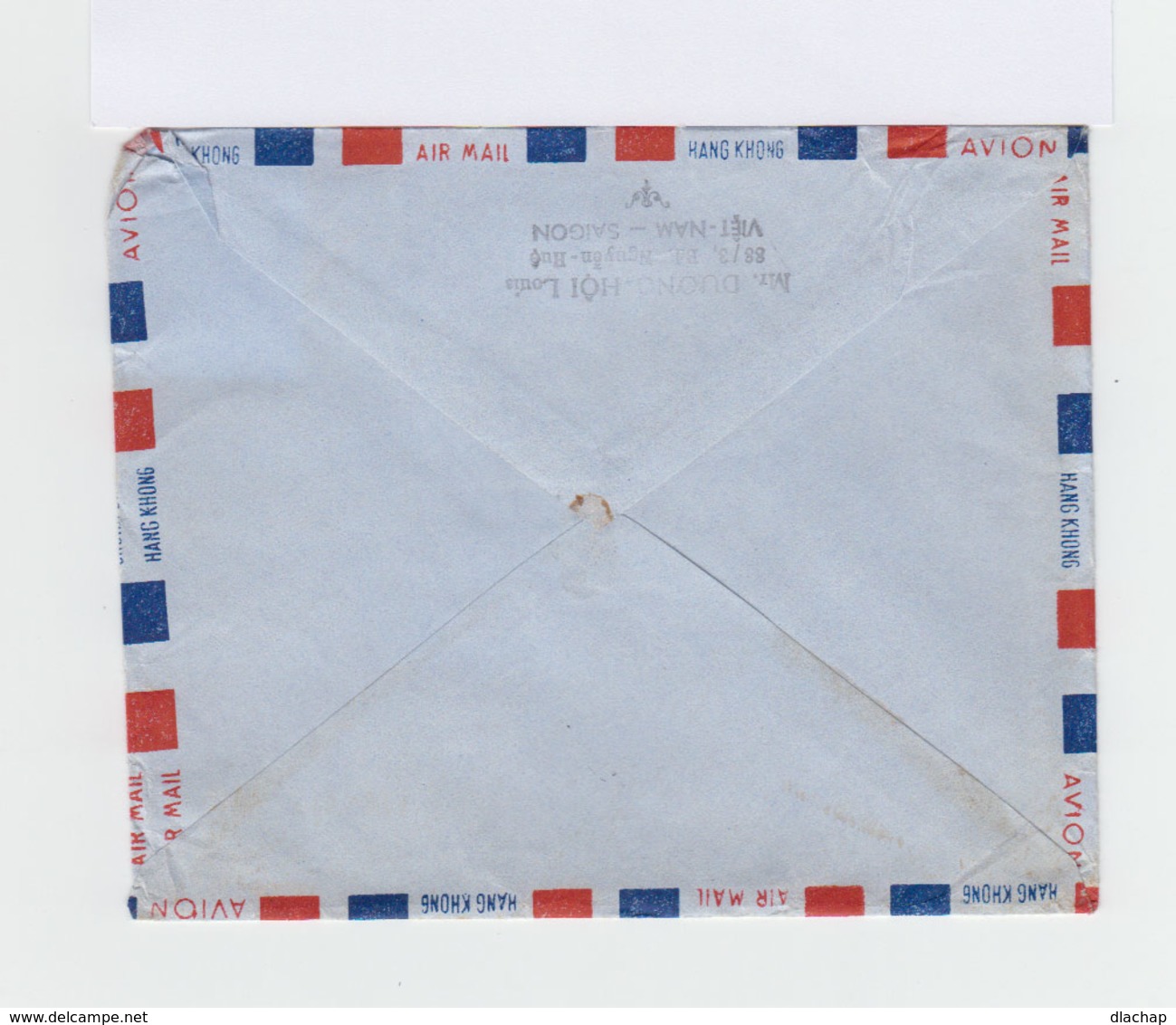 Sur Enveloppe Par Avion 3 Timbres Viet Nam Cong Hoa. CAD Saigon 1964. Vers La France. (842) - Viêt-Nam