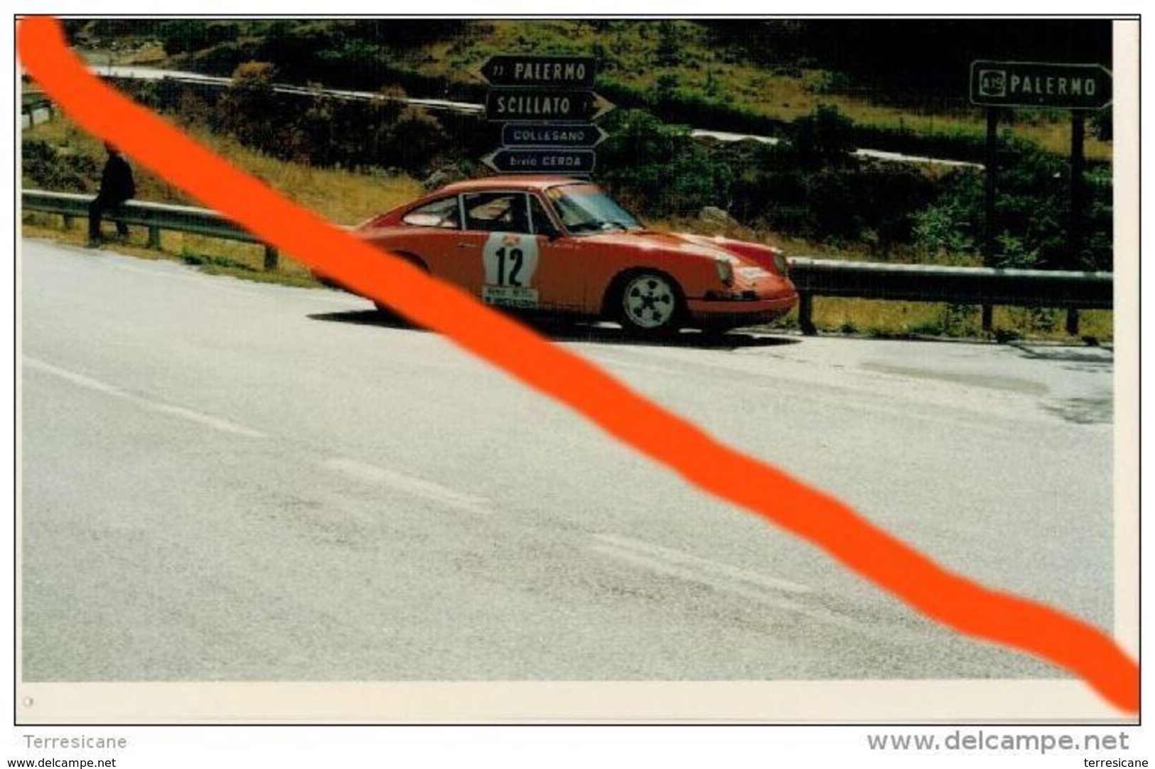 TARGA FLORIO AUTOSTORICHE 93 Porsche 911 (12) 10X15  Archivio Privato Sport - Automobili