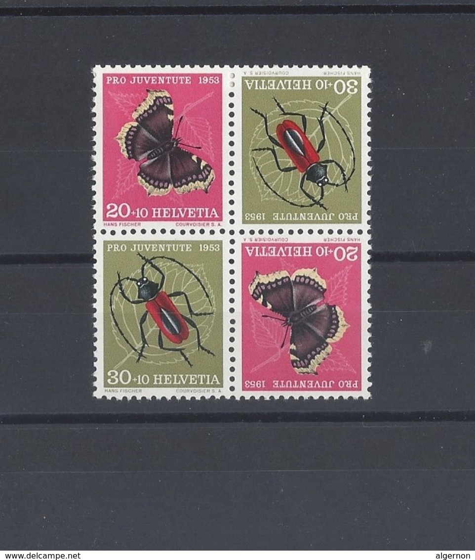 20777 - Pro Juventute 1953 **/MNH Z41/II Papillons Butterfly - Se-Tenant