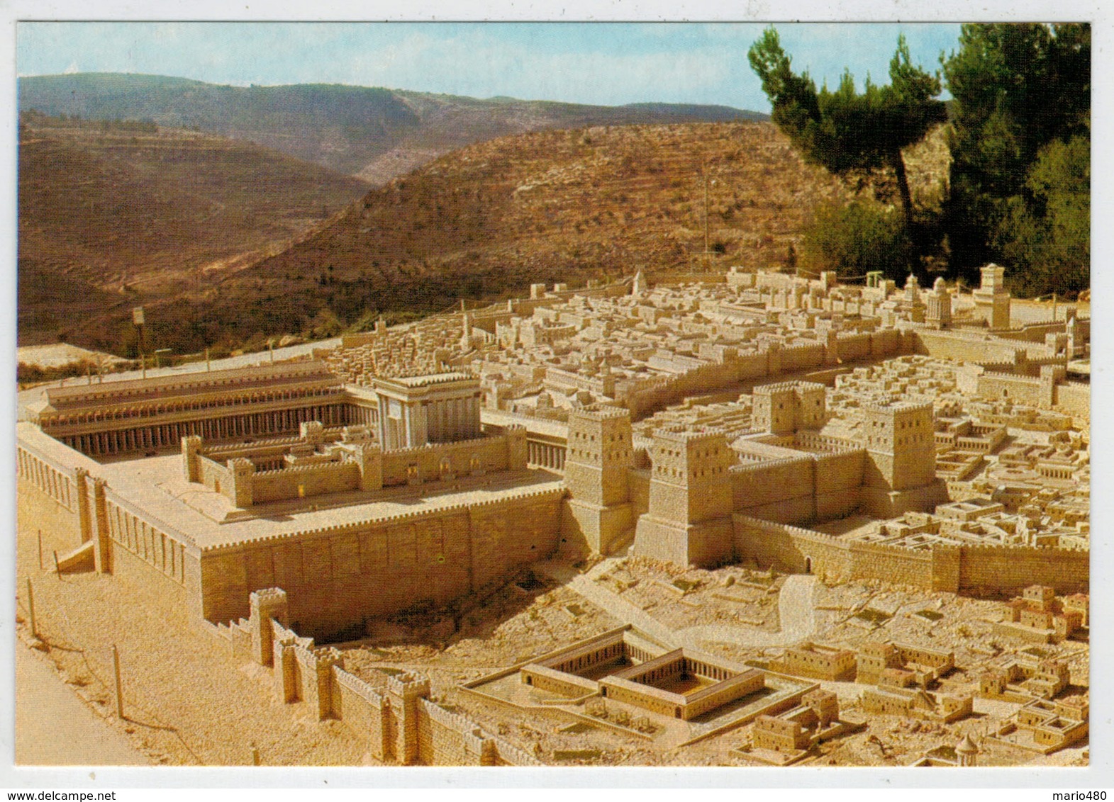 PART  OF  THE  FAMOUS  REPRODUCTION  OF  THE  CITY OF  JERUSALEM     THE  ANTONIA FORTRESS            (NUOVA) - Israele