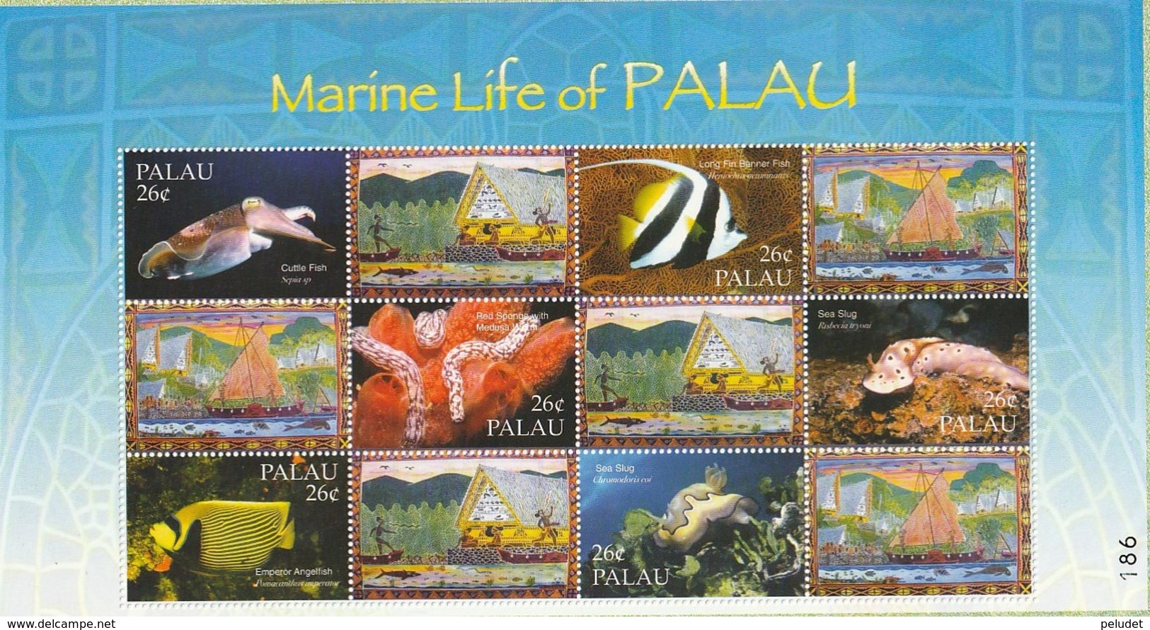 Palau 2004 Marine Life Of Palau 6v  M/s Mint - Palau