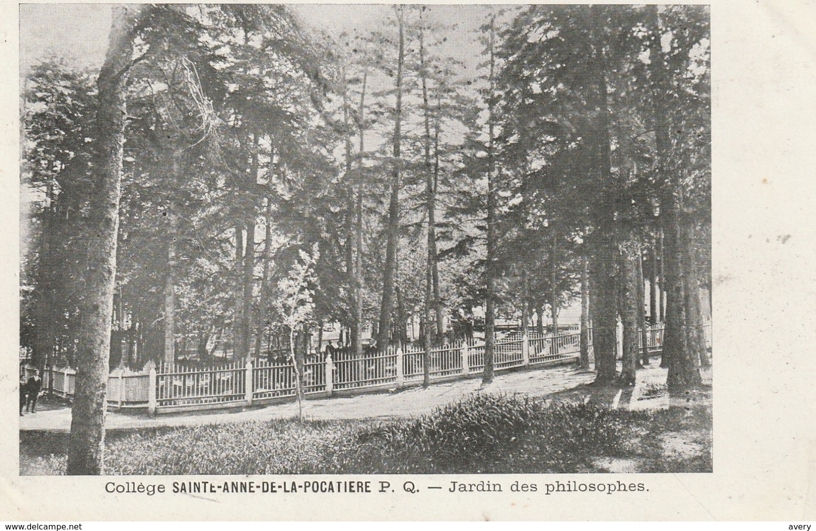 College Sainte-Anne-de-La- Pocatiere, Quebec  Jardin Des Philosophes - Andere & Zonder Classificatie