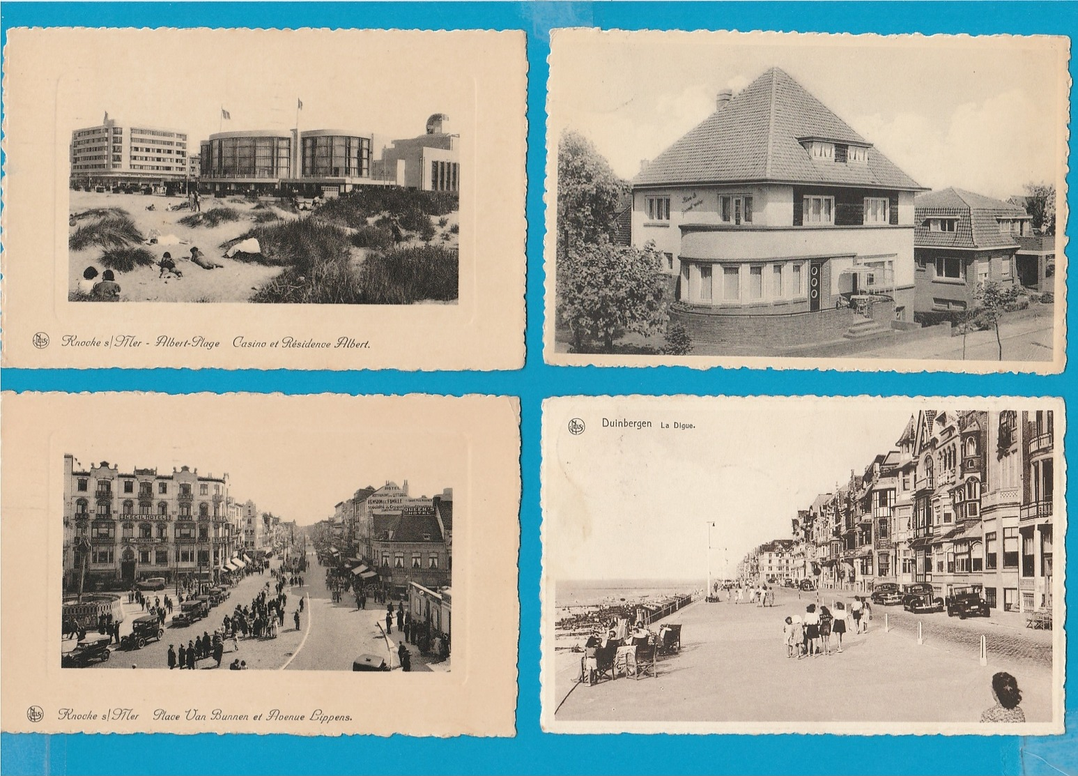 BELGIË Lot van 60 oude postkaarten, 60 cartes postales anciennes