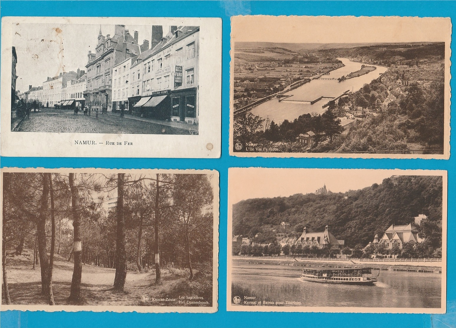 BELGIË Lot van 60 oude postkaarten, 60 cartes postales anciennes