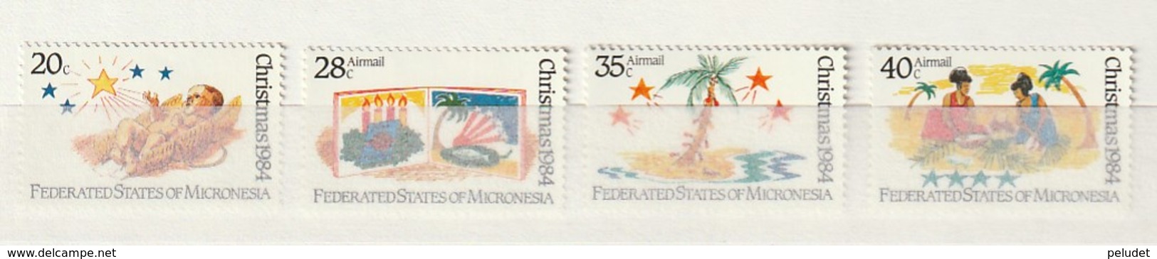 Micronesia  1984 Christmas  4v Mint - Micronesia