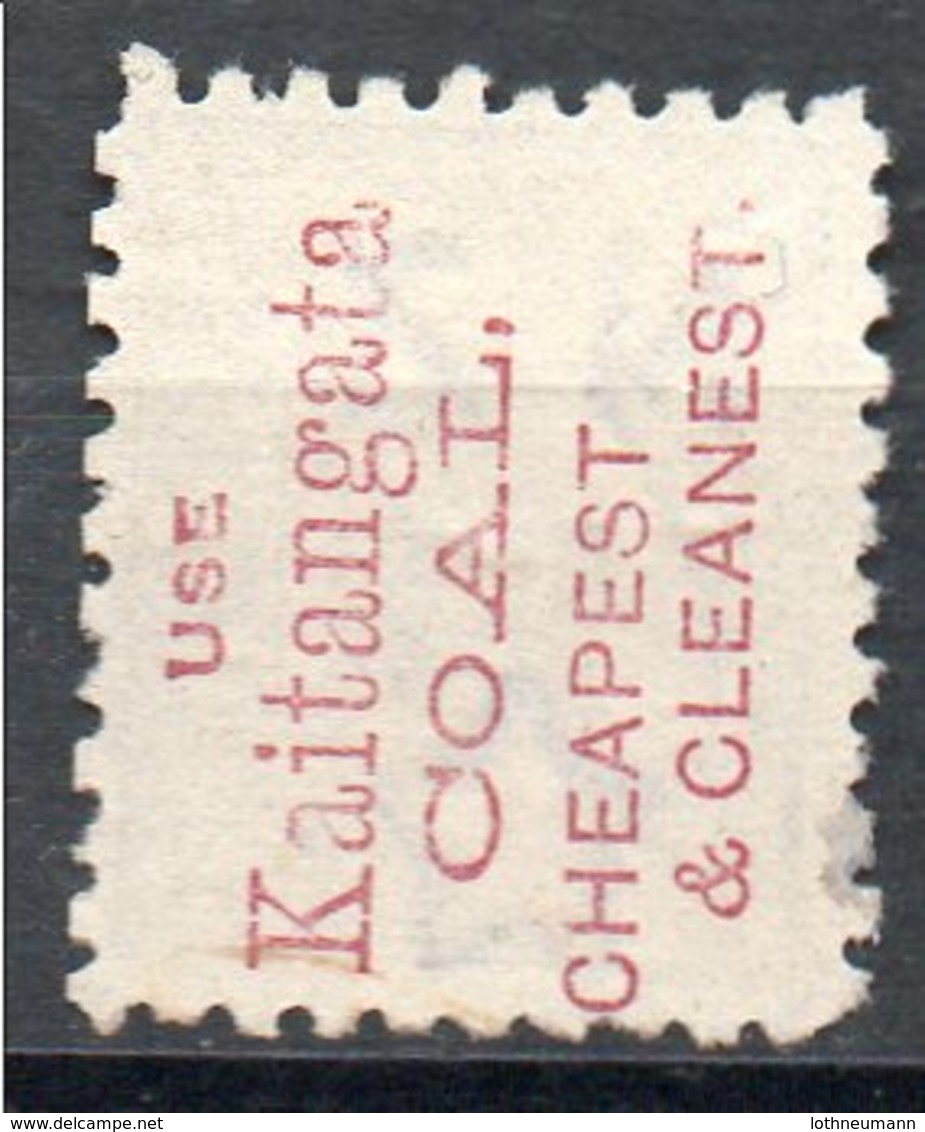 NZ 1891/95: 5d Olive-black With Advertisement (back Side), Used; Michel No.64   O - Used Stamps