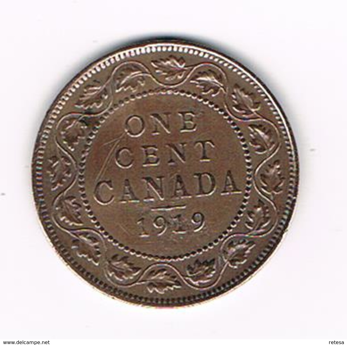 &  CANADA  1 CENT 1919 GEORGIVS V - Canada