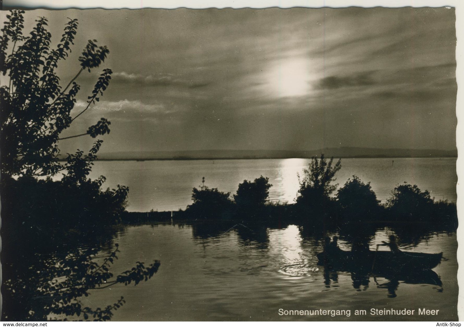 Sonnenuntergang Am Steinhuder Meer V. 1966  (2941) - Steinhude