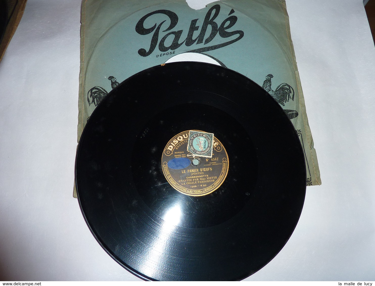 Disque 78 T Phonographe GRAMOPHONE Pathé - Minette - 78 Rpm - Schellackplatten