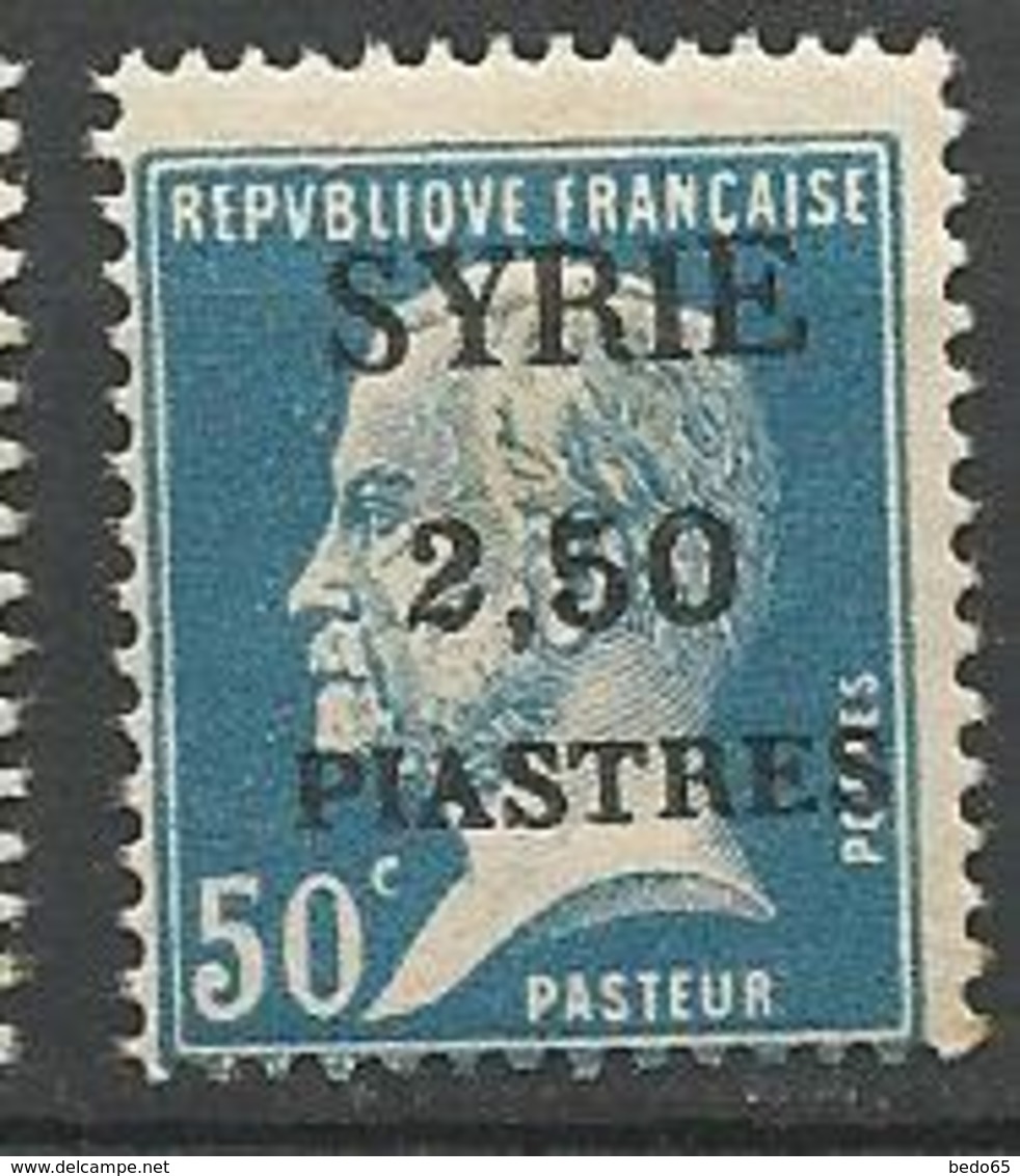 SYRIE  N° 119  NEUF** Luxe SANS CHARNIERE / MNH - Unused Stamps