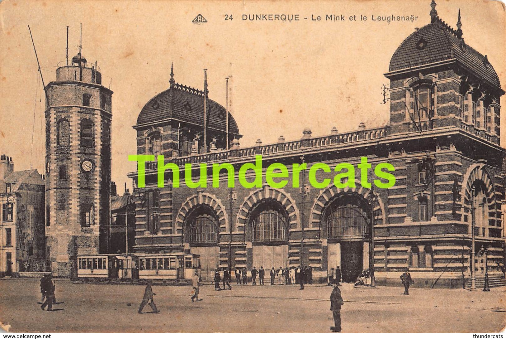 CPA 59 DUNKERQUE LE MINK ET LE LEUGHENAER TRAM - Dunkerque