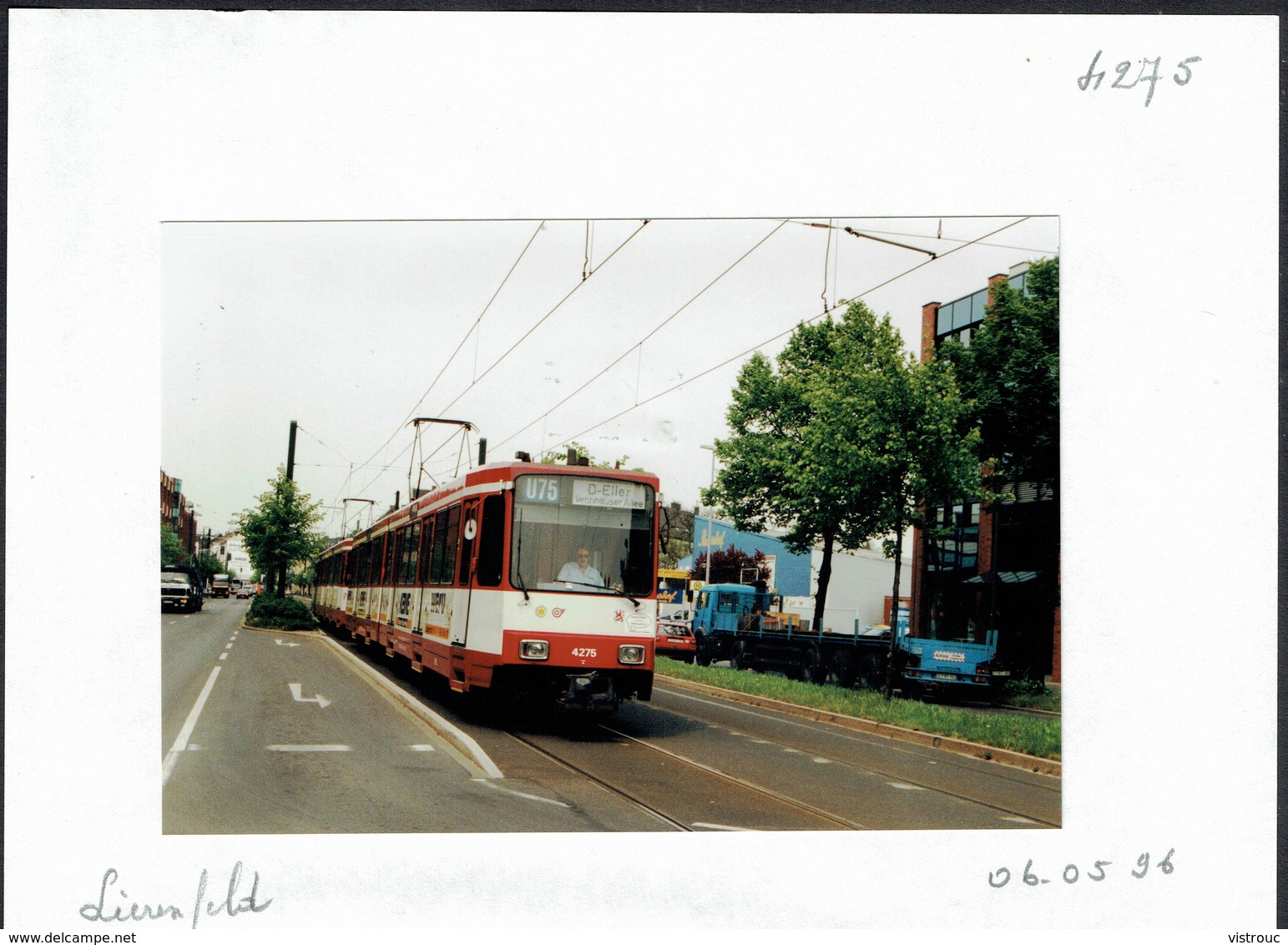 STRASSENBAHNEN - TRAMS - TRAMCARS - DÜSSELDORF - 5 Photographies. (15) - Autres & Non Classés