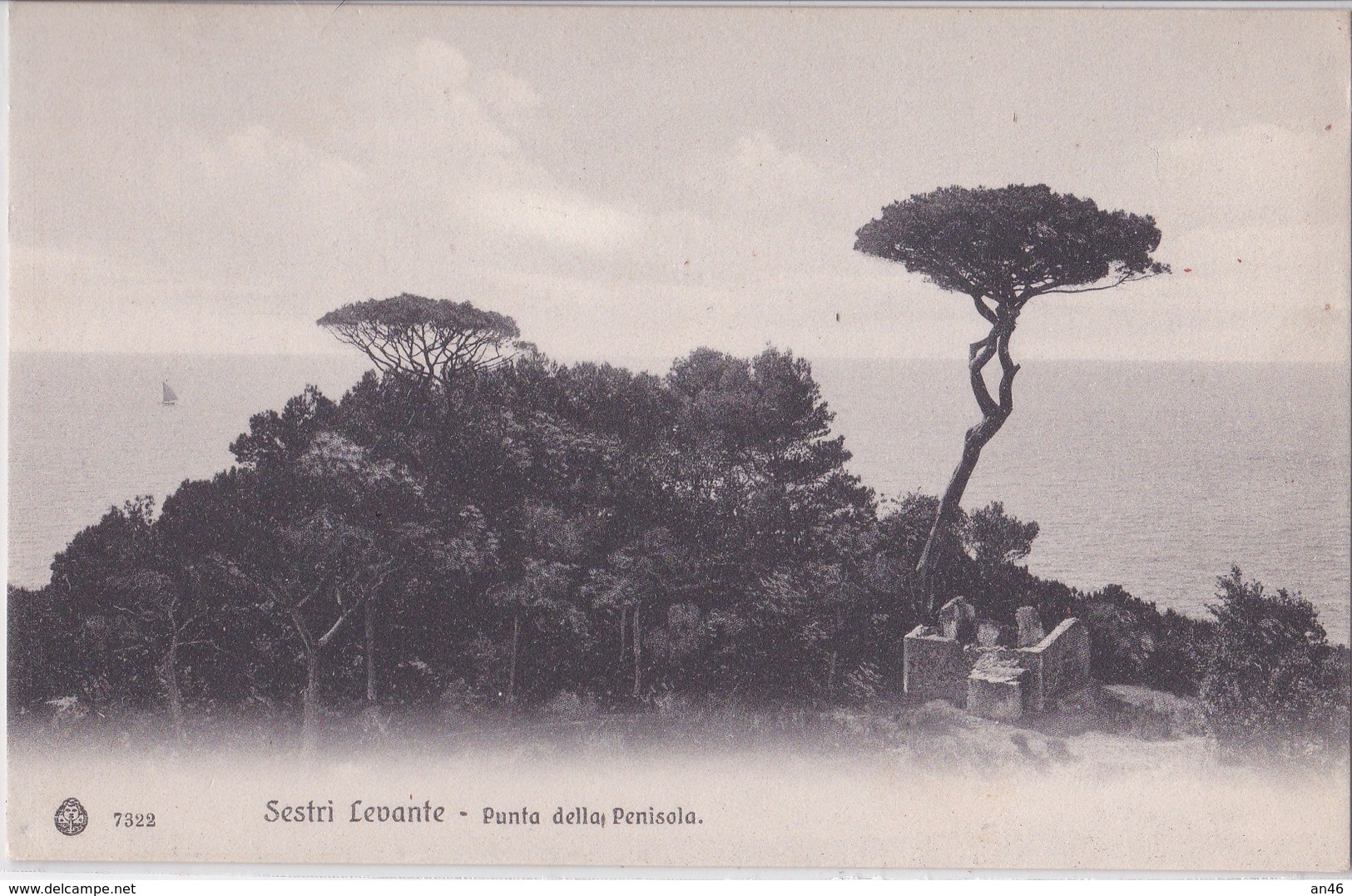 SESTRI LEVANTE PUNTA DELLA PENISOLA AUTENTICA 100% - Genova (Genua)