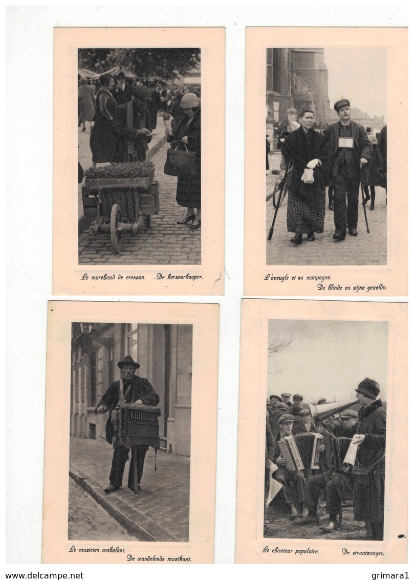 Sterreman, Musicien Ambulant,de Belleman,poesjenellenspel,l'aveugle Et Sa Compagne,straatzanger,kersenverkoper,muzikant - Autres & Non Classés