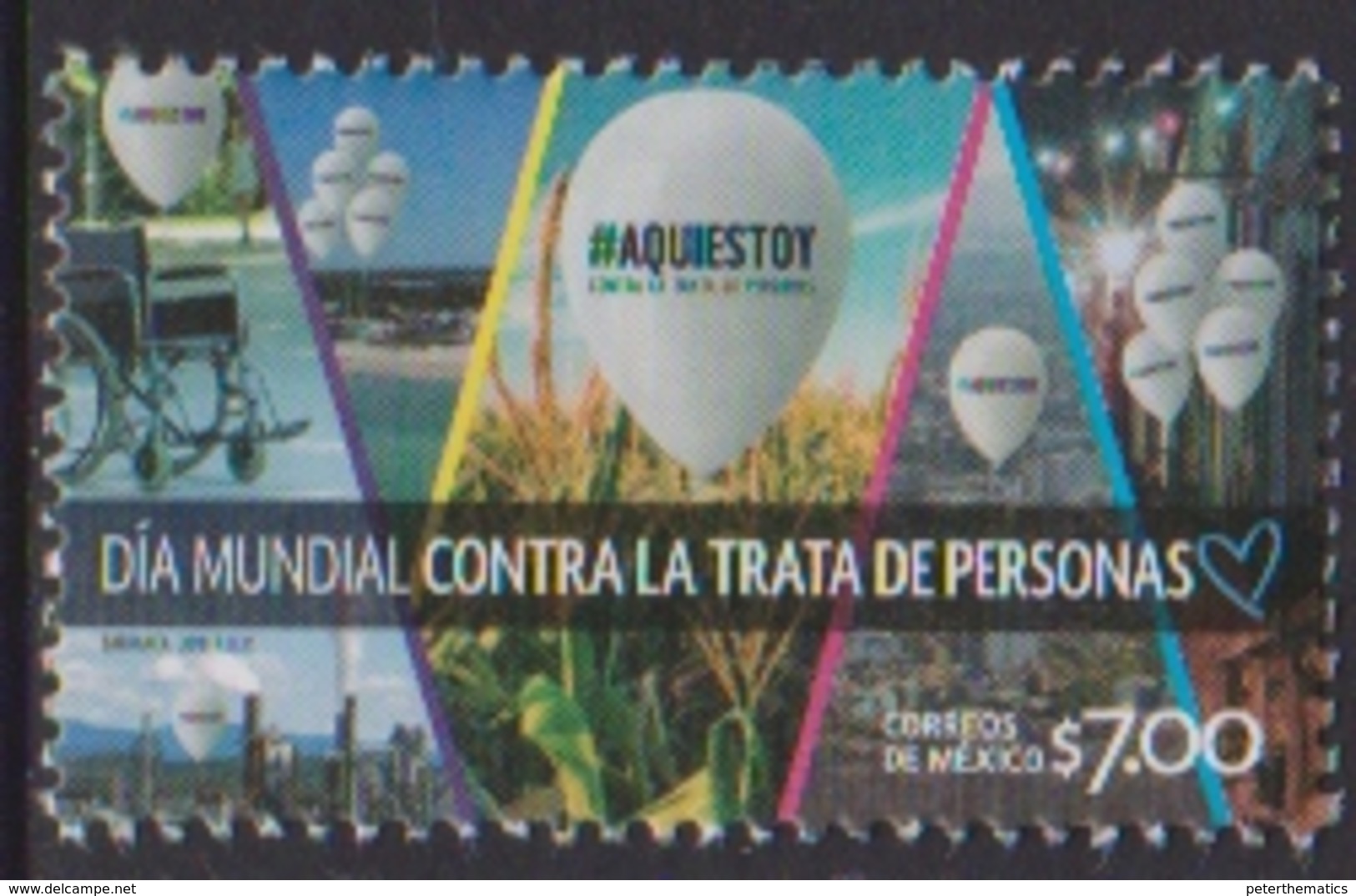 MEXICO, 2018, MNH, WORLD DAY AGAINST HUMAN TRAFFICKING,  1v - Other & Unclassified