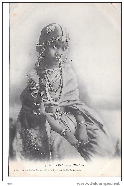 INDE - Jeune Princesse Hindoue - Inde