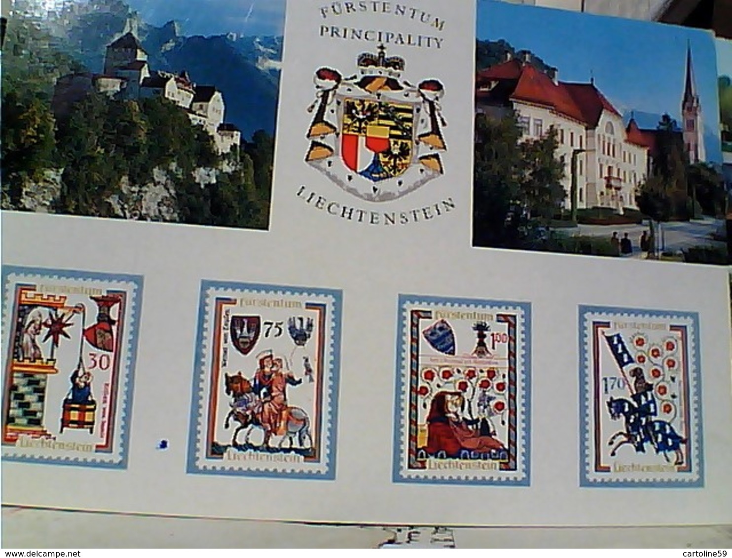 LIECHTENSTEIN VADUZ HAUPTORT LANDES   STAMP TIMBRE  SELO 30 BALZERS ST NIKOLAUS GX5622 - Liechtenstein