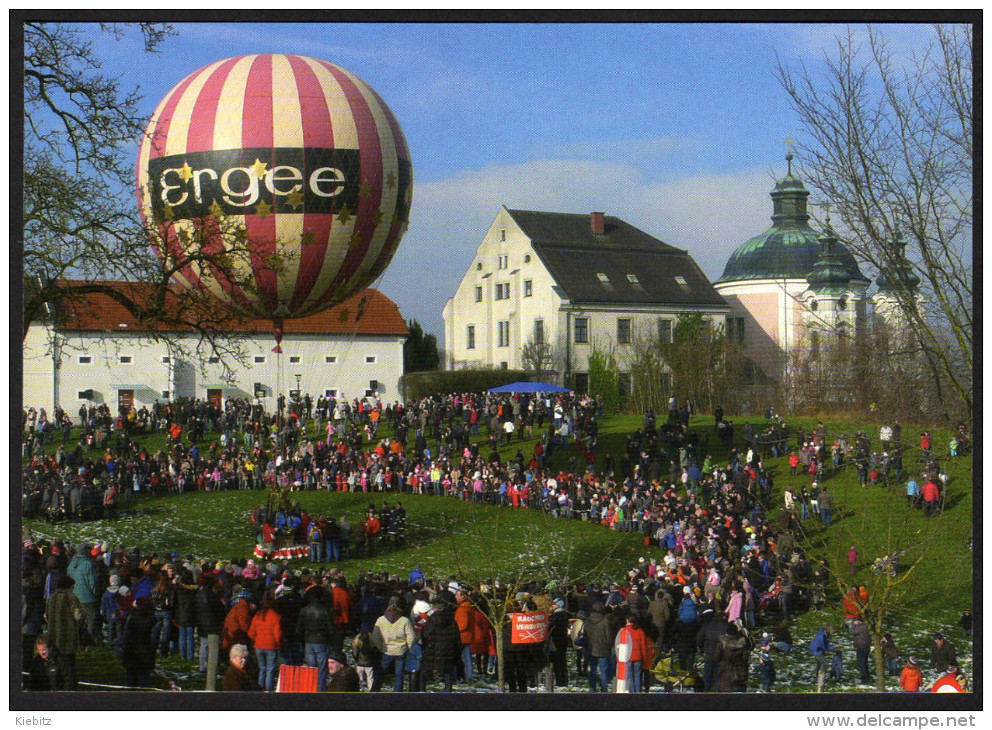 ÖSTERREICH - Nikolaus Ballonpost Im Pfarrhof Christkindl In Steyr - Nicht Gelaufen - Fesselballons