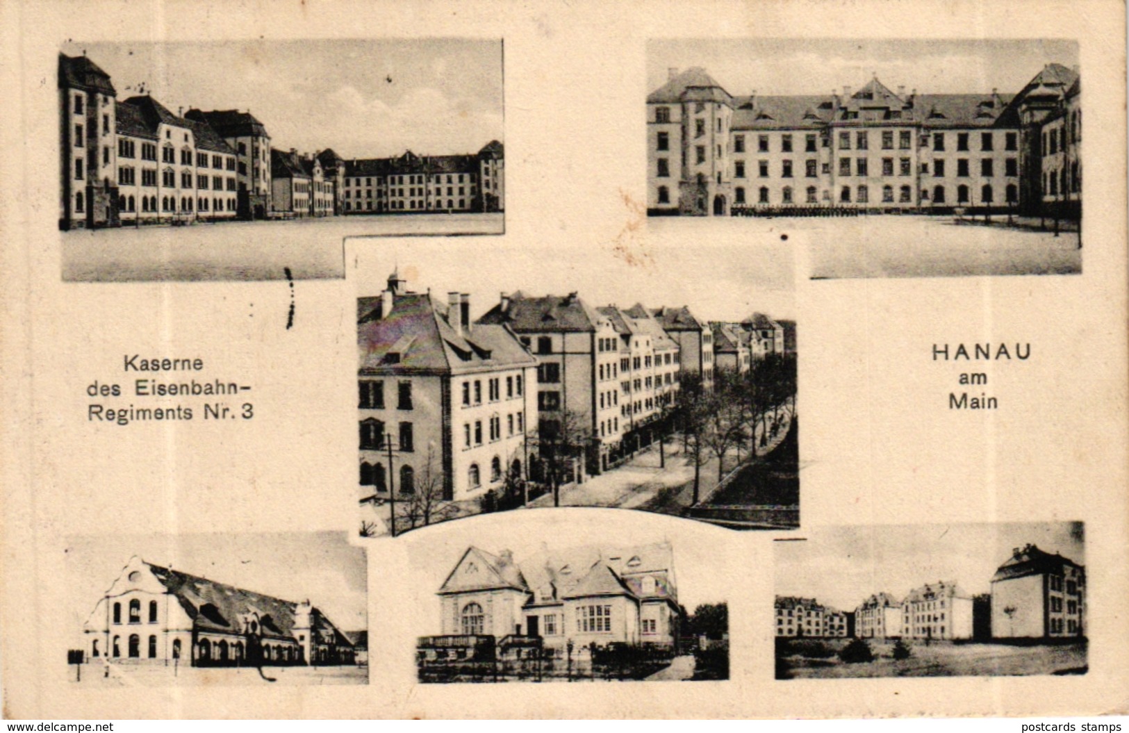 Hanau, Kaserne Des Eisenbahn-Regiments Nr. 3, 1920 - Hanau