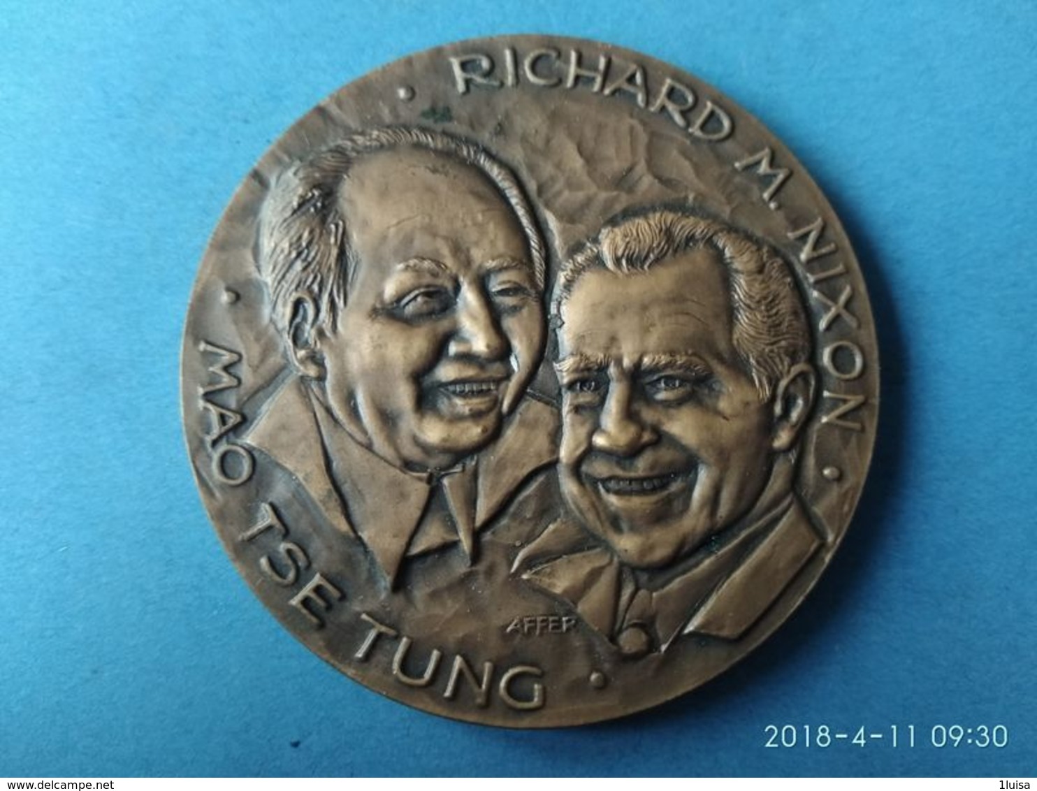 PRESIDENTI STATI UNITI Richard M. Nixon - Mao Tse Tung 1972 - Royal/Of Nobility