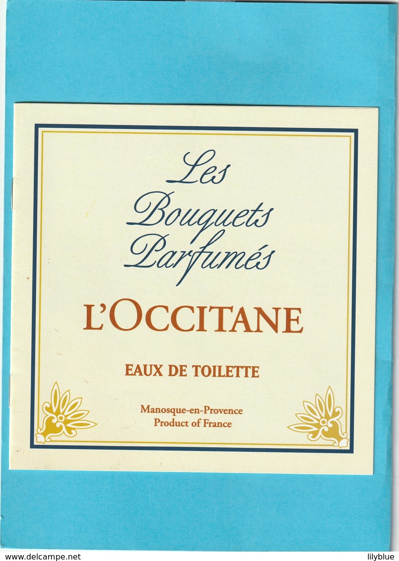 L'OCCITANE  Petit Livret   Booklet  **  Les Bouquets Parfumés ** 2 Scans - Modernes (à Partir De 1961)