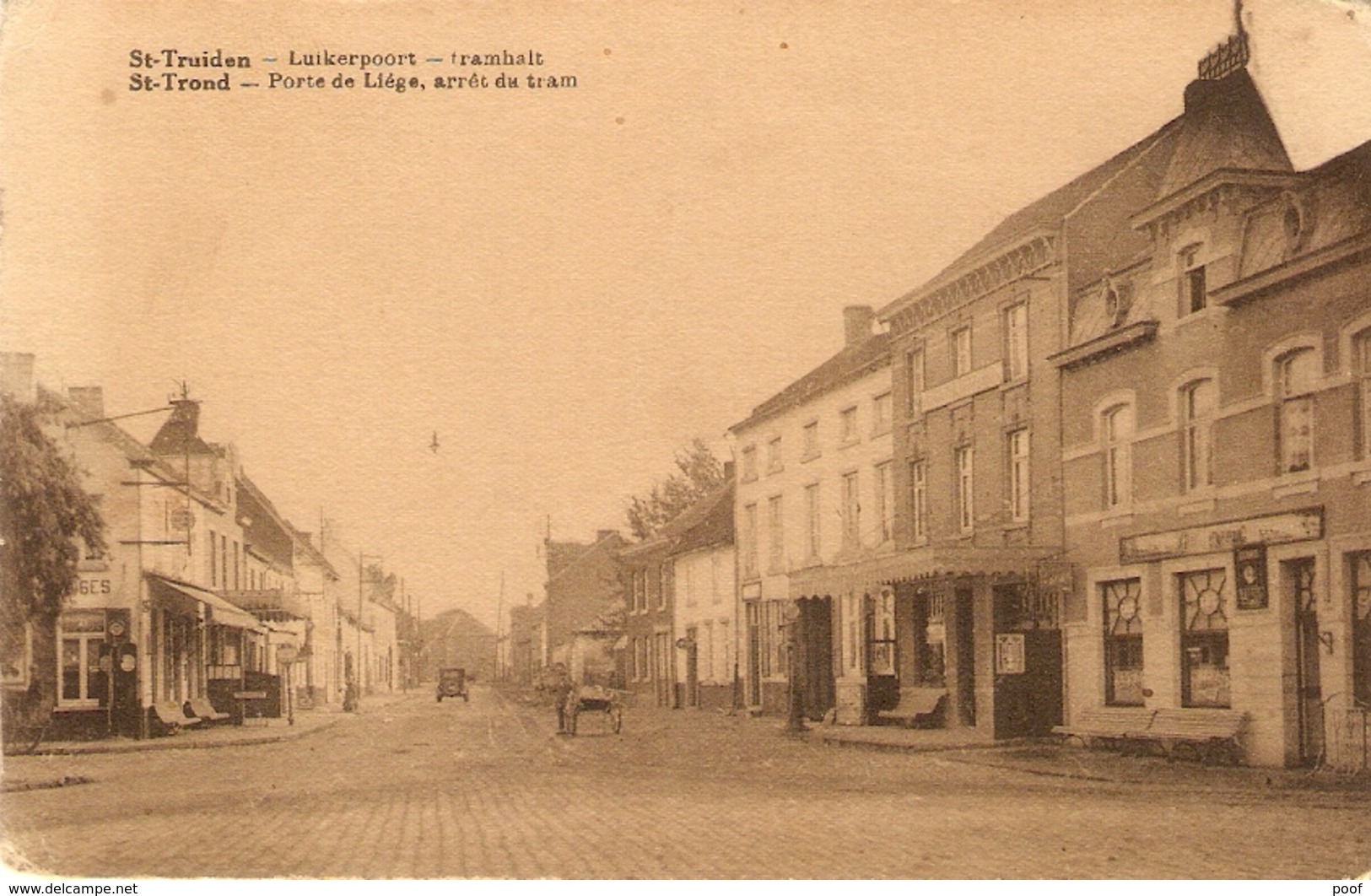 Sint-Truiden / St. Trond : Luikerpoort --- Tramhalte - Sint-Truiden