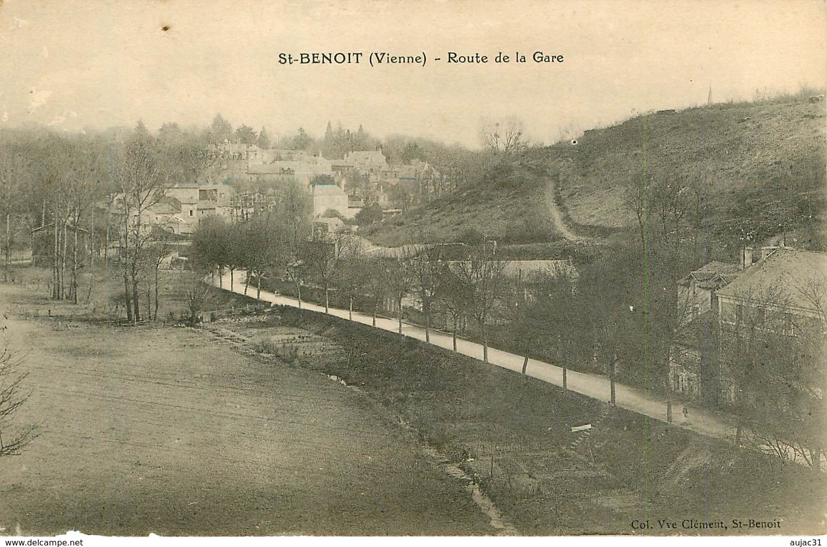 Dép 86 - St Benoit - Saint Benoit - Route De La Gare - état - Saint Benoit