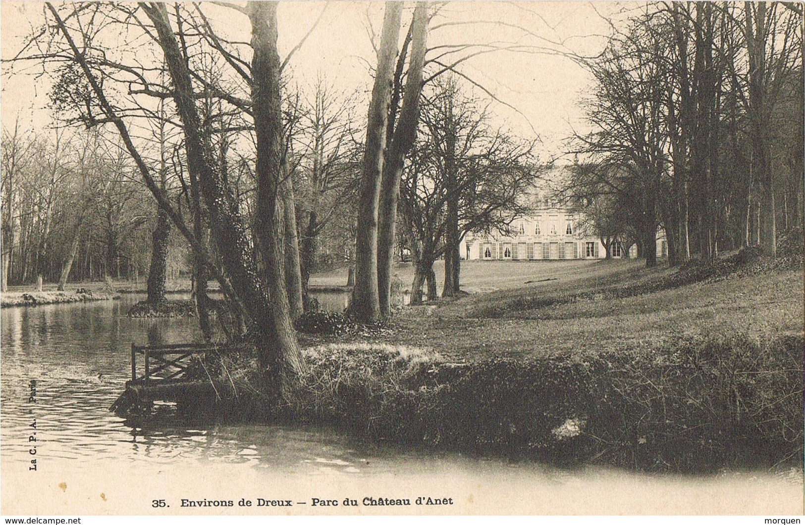 30447. Postal DREUX (Eure Et Loire). Parc Du Chateau D'ANET - Dreux