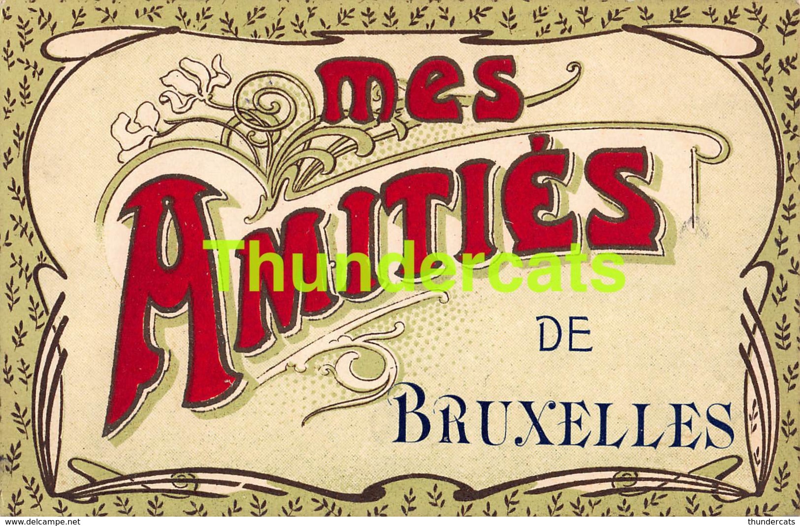 CPA MES AMITIES DE BRUXELLES - Autres & Non Classés